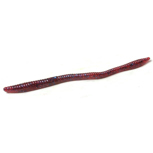 Zoom 006285SP Trick Worm 6 1/2 Inch Fishing Lure 20 Per Package Plum