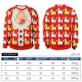 thumbnail image 4 of Sweater Camiseta Para Mujer Impresión Digital 3D Pullover Sudaderas Para Fiesta Navideña Yuarrent HA046182-01, 4 of 6