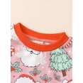 thumbnail image 4 of Qmyliery Toddler Baby Rompers Santa Christmas Tree Print Casual Long Sleeve Jumpsuit for Newborn Girl Boy,0-18 Months, 4 of 8
