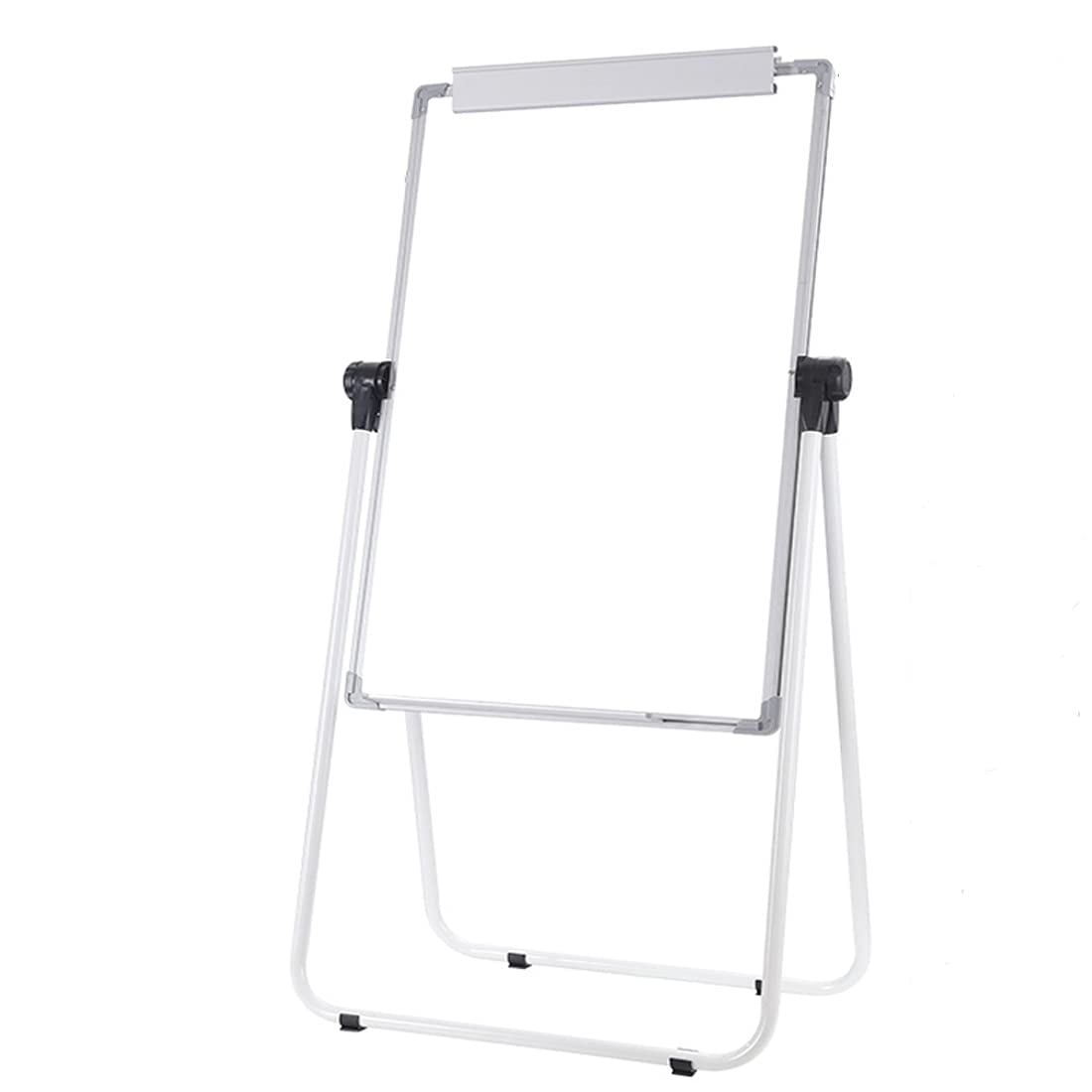Dry Erase Easel U -Double Whiteboard, 24" x 36"Dry Erase Flipchart Board, Height Adjustable Stand,3 Markers,1 Eraser,for Free