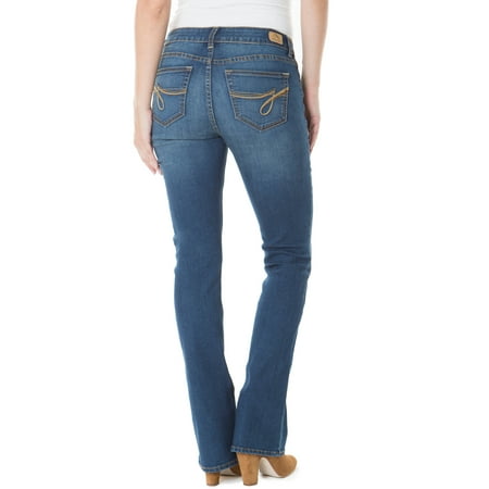 Jordache - Women's Mid-Rise Skinny Bootcut Jean, Available in Regular ...