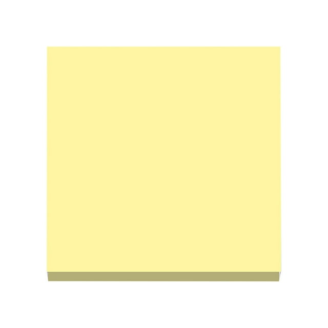 Sticky Notes 3x3 Inch, 100 Sheets Sticky Notes Bulk, 15 Assorted Bright Colors, Self-Stick Note Pads Reusable Post It Notes Easy to Post Notes for Work Office & Back Schools Supplies Light Yellow