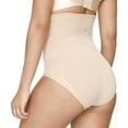 thumbnail image 2 of Tummy Control Shapewear Underwear for Women High Waisteded Body Shaper Panties Butt Lifter Slimming Briefs,Beige,M/L, 2 of 7