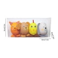 thumbnail image 3 of HuiXinOu 4pcs Plastic Easter Pet Ornaments Decorative Figurines for Home Office Tabletop Easter Holiday Decor, 3 of 6