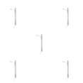 thumbnail image 3 of pitrice Model Railway Lamp Classical Pathway Single-Head Lightweight Ladder Streetlights Miniature Outdoor LED Metal Lamppost Silver（White Light） 5Set, 3 of 6
