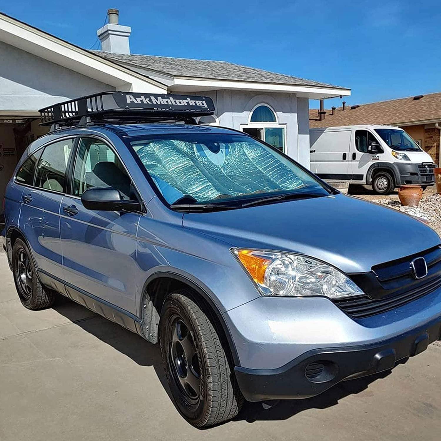 Roof Rack Tie Down Strap and Net 54 x 34 x 6 Rooftop Basket Cargo Carrier with Rack Extension Black Steel 