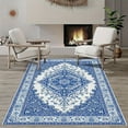 thumbnail image 6 of 5'x7' carpet runners non slip area carpet for living room kitchen area rug neutral area rug washable area rug, 6 of 10