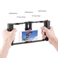 thumbnail image 2 of Andoer Portable Smartphone Video Rig Cage Kit Phone Video Stabilizer with Phone Holder Triple Cold Shoe Mount, 2 of 10