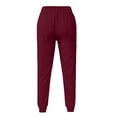 thumbnail image 3 of BLTIBY Scrubs for Men Set Stretch Fit Scrub V-Neck Top & Jogger Pants Medical Nurse Uniforms Outfits Multi Pockets Wine XL, 3 of 6