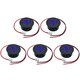 thumbnail image 1 of Medidor voltios 4-100V pantalla Digital LED programable pequeña () azul, 1 of 2