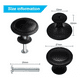thumbnail image 2 of Tiradores Pomo Manija Perilla Para Cajon Armario Gabinete Negro, 2 of 5