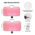 thumbnail image 3 of Bingfone Sparkly Pink Glitter Car Windshield Sun Shade Protector Keep Your Vehicle Cool Sun Shield Visor Cover Foldable-Medium, 3 of 9
