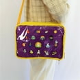 thumbnail image 5 of Multi-Color Ita Crossbody Bag and Multi-Color Insert, Ita Messenger Bag, Window Bag, Pin Purse, Pin Display Bag, Ita Bags, Pin Trading Bag, Itabag, Shoulder Ita Bag., 5 of 8