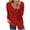 Red, variant on Lindreshi Shackets for Women Fall Fashion Women Buttons Long Sleeve Casual Solid Short Coat Cardigan Blouse
