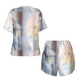 thumbnail image 5 of Picia The Cat Looks in the Mirror Pajamas Sets for Women Soft Short-Sleeved Pjs with Lounge Shorts Two Piece Sleepwear-Small, 5 of 9