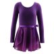 thumbnail image 1 of Maillot de ballet para niñas pequeñas, bailarina, baile, manga larga, volantes, tutú, falda, vestido de ballet y gimnasia, 1 of 5