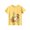 Yellow, variant on Tfken Summer T-Shirts For Boys Crew Neck Short Sleeve Animal Print Tops Daily Wear Fashion Teen Comfortable Shirts Yellow Size 2-3 Years
