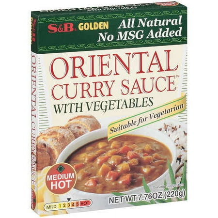 S & B Curry Retort-medium Hot