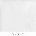 thumbnail image 6 of 500/Case Bulk White Beverage Napkins 3 ply, 6 of 7