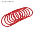 thumbnail image 4 of Unique Bargains 8.5cm Plastic Carnival Ringtoss Rings Hoop Party Favor Game, Red 12 Pack, 4 of 5