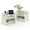 Milky white 2PCS, variant on Gaderth Rattan Nightstand, End Table, Side Tables, Bedside Table, Boho Night Stand with Type-C Charging Station Suitable for Bedroom, Office, Living Room