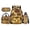 Cute Giraffe, variant on Yuyamidu Green Horse Floral 4Pcs School Backpack Set for Girls Boys 3rd-5th Grade Kids Bookbag Bundle with Lunch Bag Pencil Case Water Bottle Bag for Elementary Students