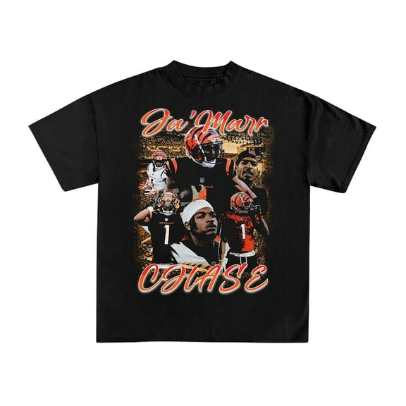 Ja'Marr Chase Fan Tee - Unisex Heavy Cotton Tee for Sports Lovers