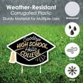 thumbnail image 5 of Big Dot of Happiness Hello College Graduation Lawn Decorations - 10 Piece, 5 of 8