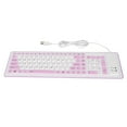 thumbnail image 2 of Roll Up Keyboard, Foldable Silicone 103 Keys USB Wired Computer Keyboard Waterproof Dustproof Silent for PC Laptop Desktop, 2 of 7