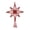 Red, variant on IFRINID Christmas Tree Star Topper, 8.66 Inch 8-Point Glitter PP Plastic Tree Top Decoration with Spring Base for Holiday Decor