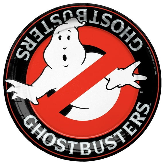 Ghostbusters Plates 9in 16 Count - Ghostbusters Party Supplies