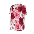 thumbnail image 2 of Rocae Rose for Breathable Men's Baseball T-Shirt Fashionable Casual Baseball Jersey, Moisture-wicking Sportswear XX-Large, 2 of 9