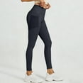 thumbnail image 4 of biudgviw Workout Leggings for Women Butt Lifting High Waisted Running Tights Casual Skinny Soft Yoga Pants with Pockets, 4 of 6