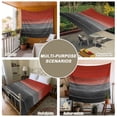 thumbnail image 6 of Red Gray Black Tapestry for Bedroom Wall Hanging Tapestry, Vintage Country Gradient Wooden Grain Ceiling Backdrop Tapestries Poster Blanket Wall Decor for Teens Room Living Room Dorm 59" x 79", 6 of 8