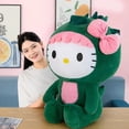 thumbnail image 5 of Peluche de dinosaurio Sanrio Kawaii Hello Kitty de 35/50/65 cm, muñeco de dibujos animados para decoración de habitación, almohada para dormir, regalo de cumpleaños para niños, 5 of 5