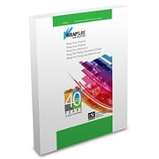 USI WrapSure Thermal Laminating Pouches / Sheets, 9"x11-1/2", Letter Size, 3 Mil, Clear Gloss, Box of 100