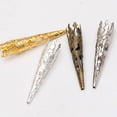 thumbnail image 2 of SHOWERORO 100PCS Bead Caps Accessories Iron White K Color for Jewelry Making and DIY Crafting, 2 of 8
