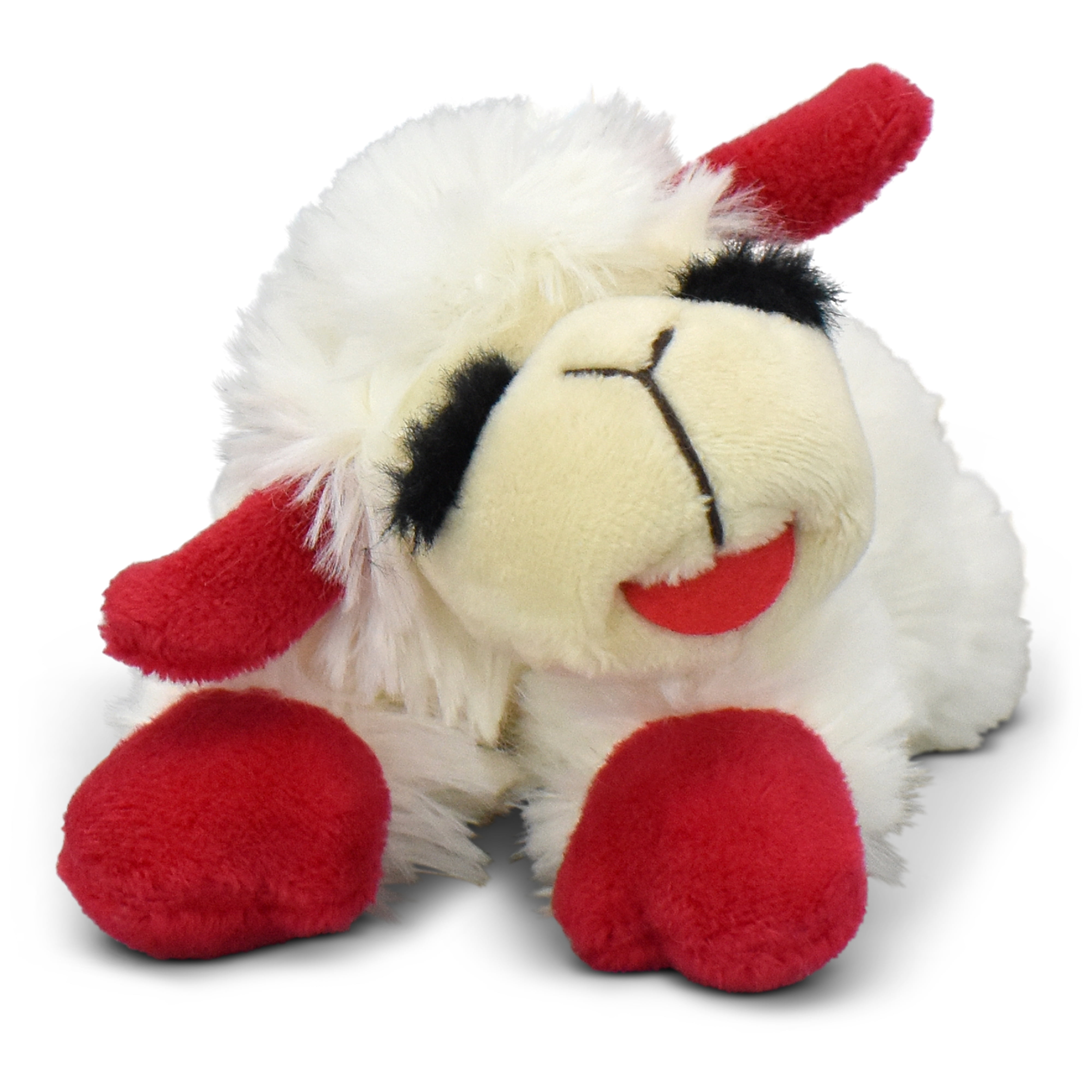 Multipet Lamb Chop Plush Dog Toy with Squeaker, Small - Walmart.com