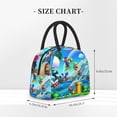 thumbnail image 4 of Lsque Mario Print Lunch Bag, Insulated Lunch Box, Small Leakproof Cooler Food Lunch Containers Reusable High Capacity Lunch Tote Bags for Work, Travel, Outdoor, 4 of 8