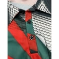 thumbnail image 4 of Men's Polo Shirts 2025 Short Sleeve Casual Polo T Shirt Color Block Slim Fit Golf Shirts Multicolor XXL, 4 of 5
