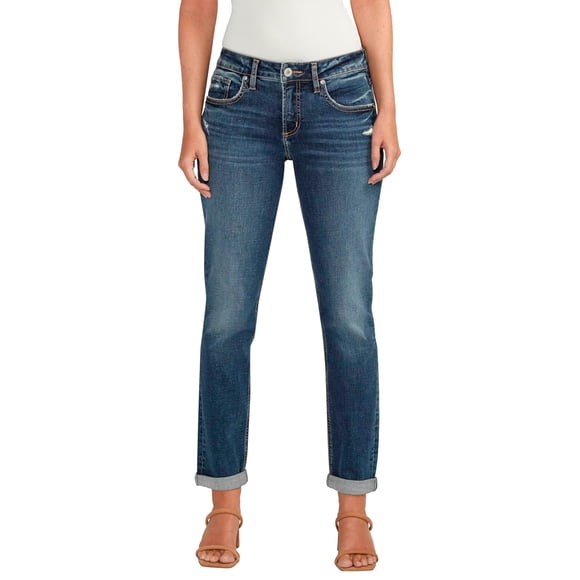 Jeans Silver Jeans Co. Novio para mujer de cintura media y pierna delgada