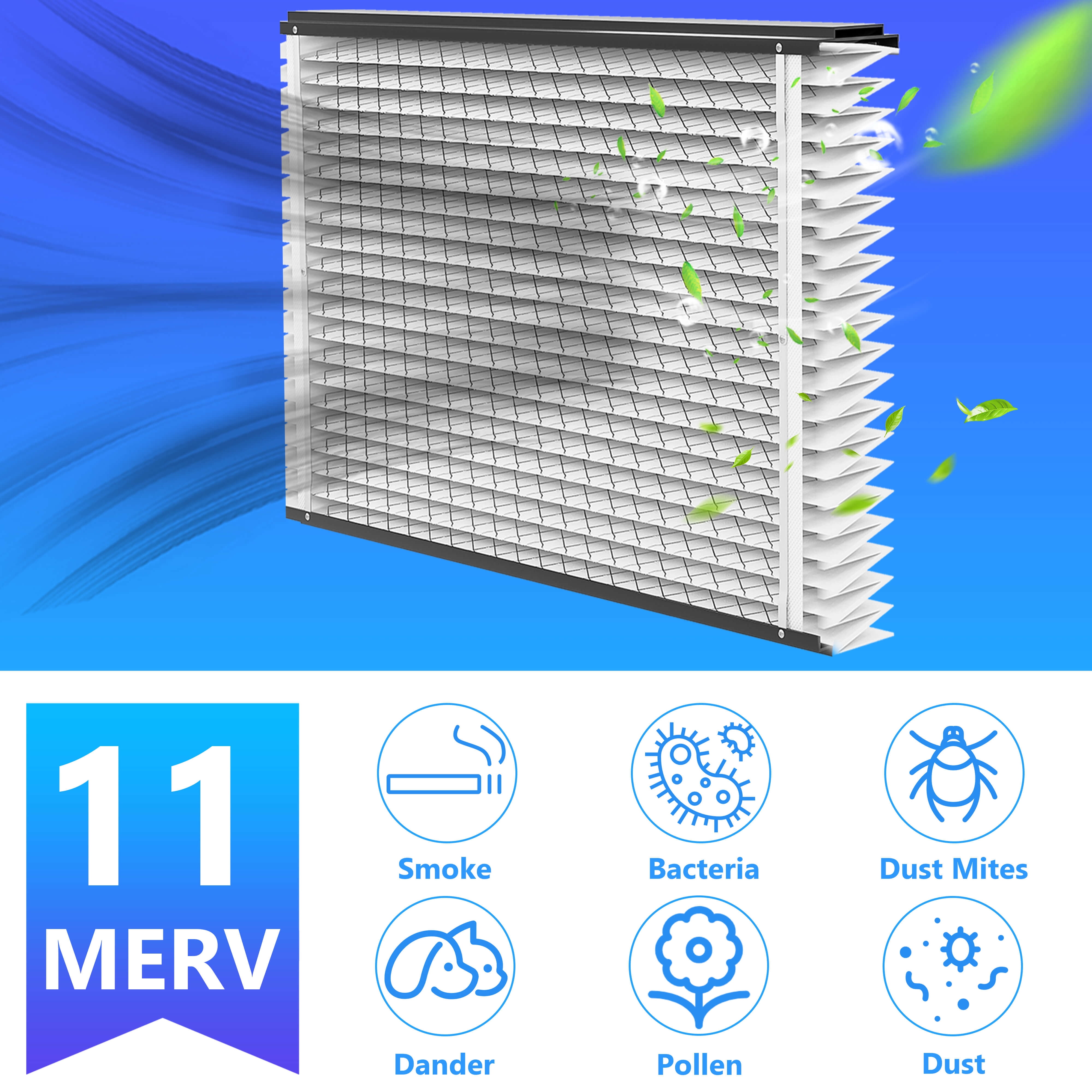 2 Pack 210 Replacement Filter Compatible with AprilAire Whole House Air Purifiers 1210,1620,2210,2216,3210,4200,20x25x4 MERV-11 Furnace Filter,20x25x4 Air Filter