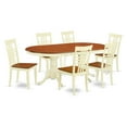 thumbnail image 1 of Kitchen Table Set With A Table And Dining Chairs-Finish:Buttermilk & Cherry,Number of Items:7,Shape:Oval,Style:Wood Seat, 1 of 2