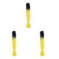 thumbnail image 3 of Minnieouse Cabello trenzado sintético, trenzas impresionantes, extensiones de cabello trenzado sin esfuerzo, cabello trenzado Jumbo B11 Type1 NO1, 3 of 6
