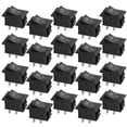 thumbnail image 2 of Yimiti 20Pcs Toggle Switches On/Off Switch 2 Pin 12V For Car Auto Rocker Switch Boat,Black, 2 of 6