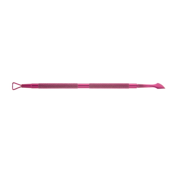 Vogacara Cortador de herramientas de manicura, removedor de empujadores multifunción de doble rosa de acero inoxidable, alicates de pedicura de esmalte Juegos de manicura removedor de uñas falsas Vogacara CE011711-03