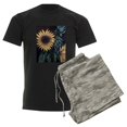 thumbnail image 6 of CafePress - Sunflower Life Pajamas - Men's Dark Loose Fit Cotton Pajama Set, 6 of 7