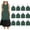 Green, variant on Linteum Textile Chef Bib Apron Black – Unisex Multipurpose Commercial Apron for Home, Restaurants and Commercial Kitchens 12 Pack, 28 x 32