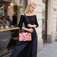 thumbnail image 5 of FORMRS Women Crossbody Purse with Chain Strap Vegan Leather Shoulder Handbag, Swirling Lines, 5 of 7