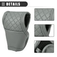 thumbnail image 4 of Funda universal para palanca de cambios de coche, funda para palanca de cambios, funda para palanca de cambios, funda para palanca de cambios automática, moderna, piel sintética, gris, 4 of 7